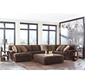 Mammoth Chocolate Chaise LAF Sectional
