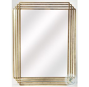 Uptown Gold Wall Mirror