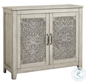 Aria Light Distressed Gray Small Chest