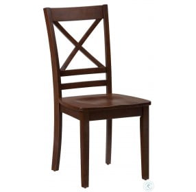 Simplicity Caramel X Back Chair Set of 2
