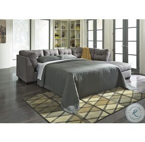 Maier Charcoal 2 Piece Sleeper Sectional with RAF Chaise