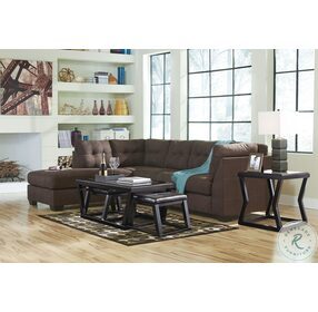 Maier Walnut LAF Corner Chaise Sectional