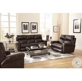 Torretta Chocolate 87" Lay Flat Power Reclining Living Room Set