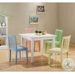 Rory Multi Color 5 Piece Dining Set