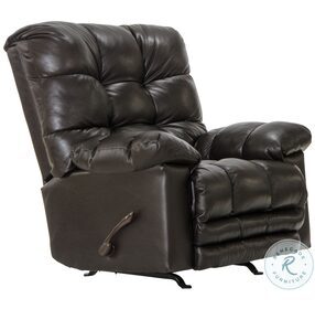 Piazza Chocolate Leather Recliner