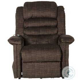 Soother Chocolate Power Lift Recliner