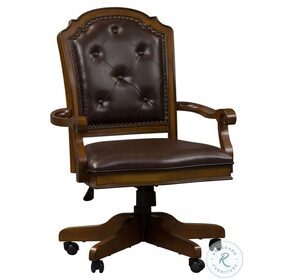 Amelia Antique Toffee Jr Executive Office Chair