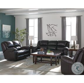 Transformer II Chocolate Leather Ultimate Reclining Living Room Set