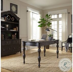 Chesapeake Wire Brushed Antique Black Home Office Set