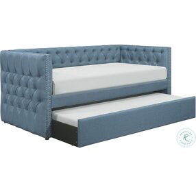 Adalie Blue Daybed With Trundle