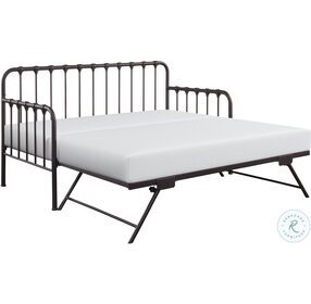 Constance Dark Bronze Daybed With Lift Up Trundle