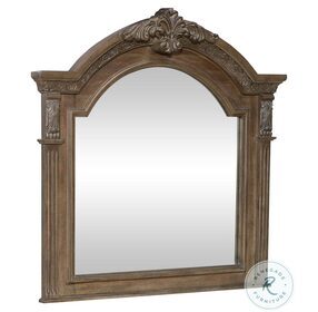 Carlisle Court Chestnut Arched Mirror