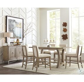 Sophie Natural 76" Counter Height Dining Room Set