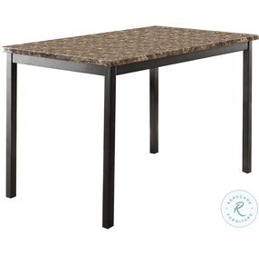 Flannery Faux Marble Dining Table