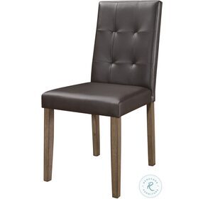 Ahmet Brown Side Chair Set Of 2