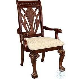 Norwich Dark Cherry Arm Chair Set of 2