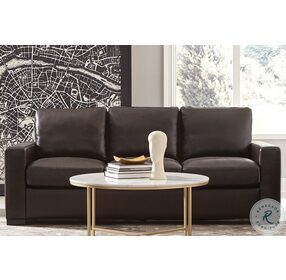 Boardmead Dark Brown Leather Sofa