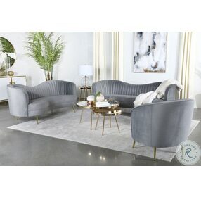 Sophia Grey Living Room Set