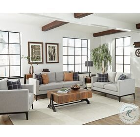 Apperson Light Gray Living Room Set