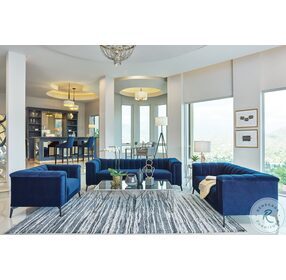Chalet Blue Living Room Set