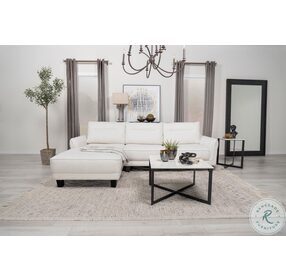 Caspian White LAF Sectional
