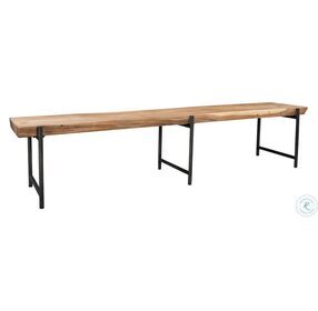 Kyle Brown And Black 84" Bench