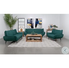 Acton Teal Blue Living Room Set