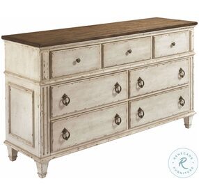 Southbury Fossil and Parchment Drawer Dresser