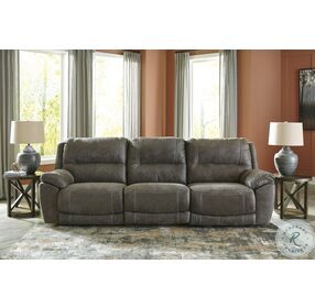 Cranedall Quarry Reclining Sofa With Power Headrest
