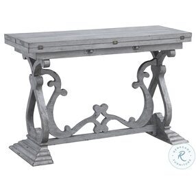 Gramercy Weathered Grey Flip Top Console