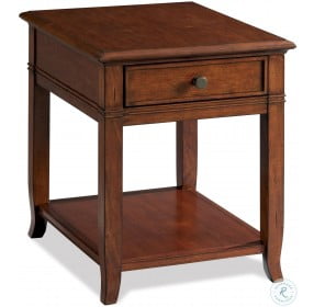 Campbell Burnished Cherry End Table