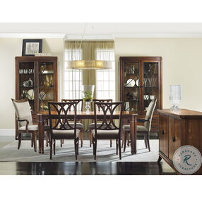 Palisade Brown Rectangular Extendable Dining Room Set