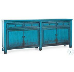 Libbit Antique Blue 4 Drawer Cabinet