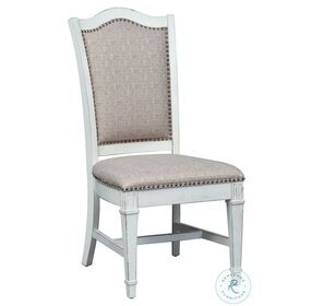 Abbey Park Antique White Side Chair Set of 2