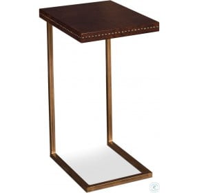 Brown Laptop Side Table