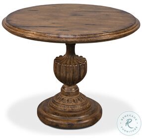 Renaissance Brown 40" Pedestal Dining Table
