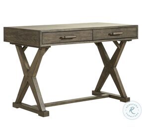 Crescent Creek Distressed Weathered Gray Writing Desk