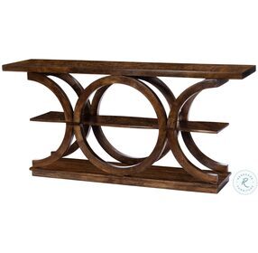 Stowe Brown Rustic Console Table