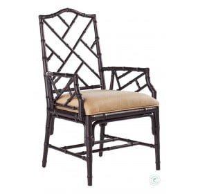 Island Estate Noche Black Ceylon Arm Chair