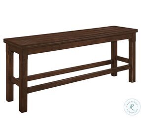 Schleiger Burnished Brown Counter Height Bench