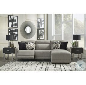 Colleyville Stone 3 Piece Power Reclining Sectional with Chaise
