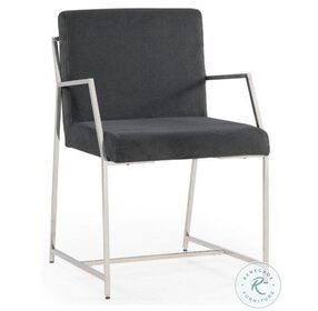 Polygon Grey Arm Chair Set of 2