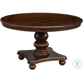 Lordsburg Brown Cherry Round Dining Table