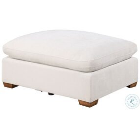 Lakeview Ivory Upholstered Ottoman