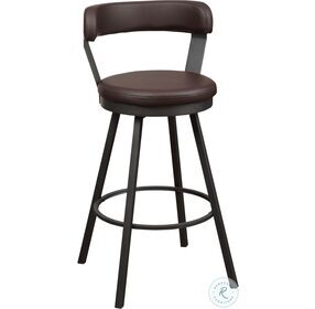 Appert Brown Pub Chair Set of 2