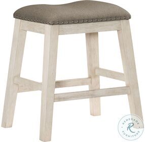 Timbre Antique White Counter Height Stool Set of 2