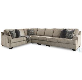 Bovarian Stone 4 Piece Sectional with RAF Loveseat
