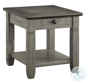 Granby Coffee And Antique Gray End Table