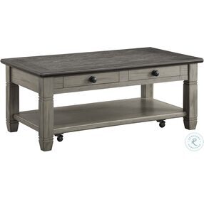 Granby Coffee And Antique Gray Cocktail Table