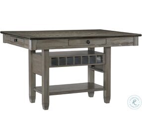 Granby Coffee And Antique Gray Counter Height Dining Table